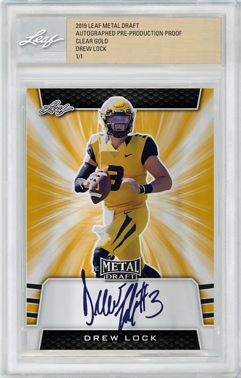 2019 leaf metal draft jumbo football box|2019 Leaf Metal Draft Football Cards Checklist .